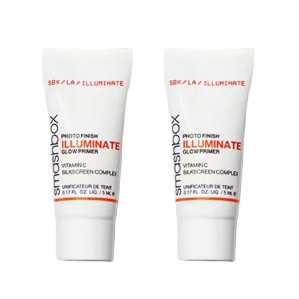 $7❤️🔥 SMASHBOX Photo Finish Illuminate Glow Primer 2PK🪞 NEW Color Dewy